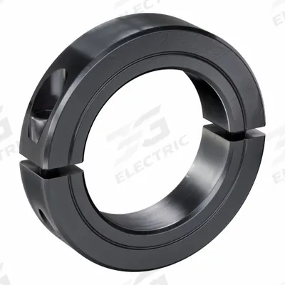 RULAND MANUFACTURING Shaft Collar: 2-Piece, Inch, Round, Clamp-On, 2 1/8 in Bore Dia - Steel Shaft Collars