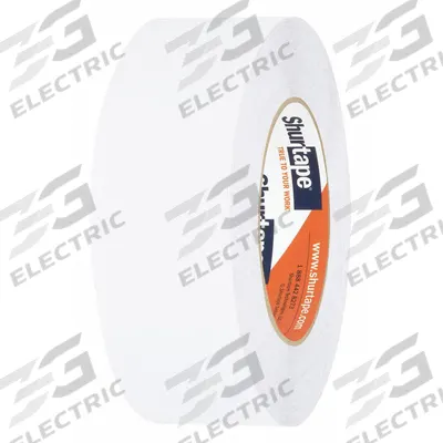 SHURTAPE Film Tape: Permanent, 1 7/8 in Roll Wd, 54 5/8 yd Overall Roll Lg, 3.5 mil Thick - Permanent Double-Sided Film Tape