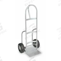 DAYTON General Purpose Hand Truck: 400 lb, Single-Loop, Silver, Aluminum, Pneumatic, 48 in Handle Ht (MPN 3W153). Key specifications — Brand: DAYTON.