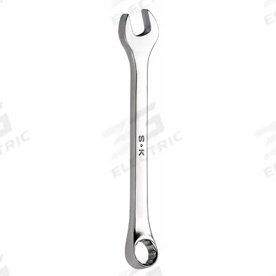 SK PROFESSIONAL TOOLS Combination Wrench: Alloy Steel, Chrome, 11 mm Head Size - Metric 6-Point Combination Wrenches