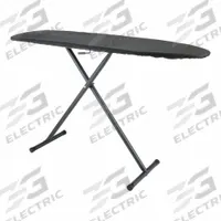 HOSPITALITY 1 SOURCE Ironing Board: Full Size, Charcoal, 54 in Overall Lg, 14 in Overall Wd (MPN IHBCDSF21). Key specifications — Color: Charcoal; Includes: Cover.