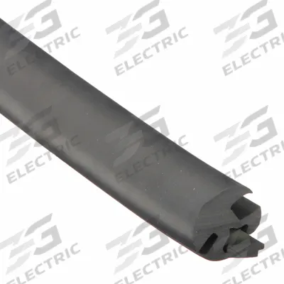 TRIM LOK Locking Gasket: One-Piece Self-Locking Locking, 25 ft Overall Lg - Rubber Locking Gaskets