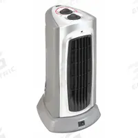 DAYTON Portable Electric Heater: 900W/1500W, Mechanical Controls/Overheat Protection/Tip-Over Switch (MPN 1VNX7). Key specifications — Wattage Output: 900W/1500W; Number of Heat Settings: 2; Housing Color: Gray; Overall Dimensions - H x W x D: 16-7/8 in x 7-1/2 in x 8 in; Heating Capacity: 3071/5118 BtuH; Safety Tip-Over Switch Included: Yes; Brand: DAYTON.