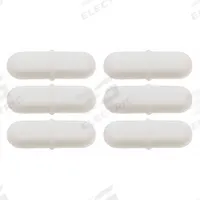 Stirring Bar: Octagon, Alnico, 25.4 mm Overall Lg, 8 mm Dia, Autoclavable, White (MPN F37157-0010). Key specifications — Color: White; Brand: SP SCIENCEWARE; Product Type: Stirring Bar; Shape: Octagon.