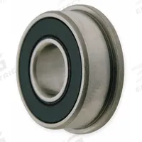 DAYTON Flanged Radial Ball Bearing: R8, 1/2 in Bore, 1.225 in Flange Dia, Dbl Sealed, 1 1/8 in OD (MPN 1ZGE8). Key specifications — Bearing Industry Number: R8; Brand: DAYTON.