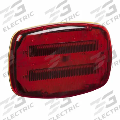 GROTE Perimeter Flashing Warning Light: Perimeter Flashing Warning Light, Amber/Red - Vehicle Perimeter Flashing Warning Lights