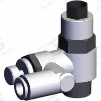SMC Piloted Non-Return Valve: Universal Fitting, Knurled, 3/8 in Valve Body Size, Meter Out, 3/8 NPT (MPN ASP530F-N03-09S). Key specifications — attr947203: Brass/PBT; attr947205: SMC.