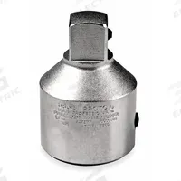 PROTO Socket Adapter: 3/4 in Output Drive Size, Square, 2 7/8 in Overall Lg, Chrome (MPN J5854). Key specifications — attr1204997: Square; attr1205006: PROTO; attr1204986: Chrome; attr1205002: Locking Included.