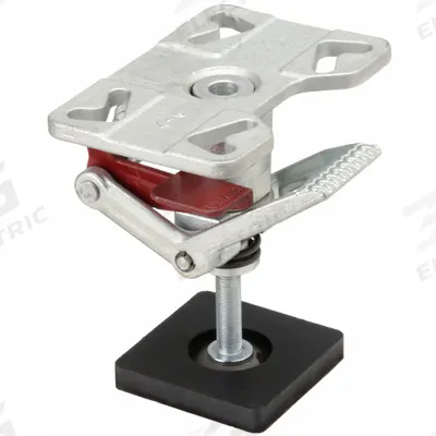 APPROVED VENDOR Adjustable-Height Floor Lock: For 4 in_5 in_6 in Wheel Dia - Heavy-Duty Adjustable-Height Floor Locks