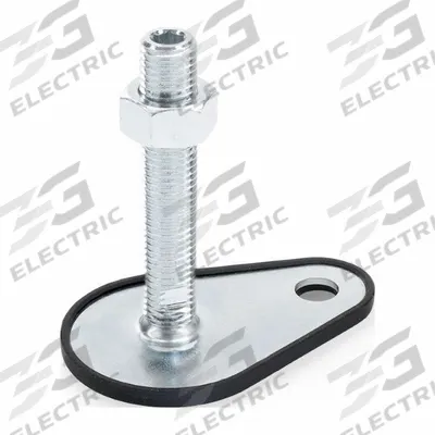 JW WINCO Male-End Leveling Mount: Swiveling Stud, 3/4"-10 Thread Size - Non-Skid Male Leveling Mounts
