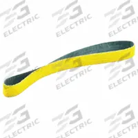 ARC ABRASIVES Sanding Belt: 3/4 in W x 20 1/2 in L, Ceramic, 80 Grit, Y Wt Polyester Backing (MPN 71-007020506). Key specifications — Brand: ARC ABRASIVES; Series: Predator.