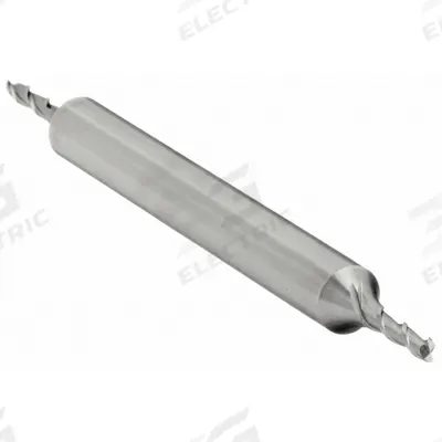 YG-1 Square End Mill: High Speed Steel, Double End, 2 Flute, 3/32" Mill Dia - Double-End High-Speed Steel Square End Mills