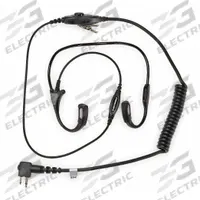 MOTOROLA Temple Transducer: Fits Motorola, For CLS/DLR/DTR/RD/RM Series, Behind-the-Head, Black (MPN RMN5114). Key specifications — attr921014: Two Pin; attr921008: CLS; attr921002: Yes; attr920998: RMN5114; attr921012: MOTOROLA.
