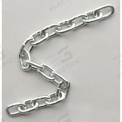 Dayton Straight Chain: Carbon Steel, 440 lb Working Load Limit, Straight - Welded Straight-Link Tailgate Chains