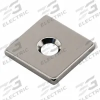 APPROVED VENDOR Rare Earth Magnet: Neodymium, 0.265" Tap Size, 0.125 in Thick, 1 in Overall Wd, 45 (MPN NB001220NCTS). Key specifications — Color: Silver; Max Pull Force: 15.62 lbf; Tap Size: 0.265".