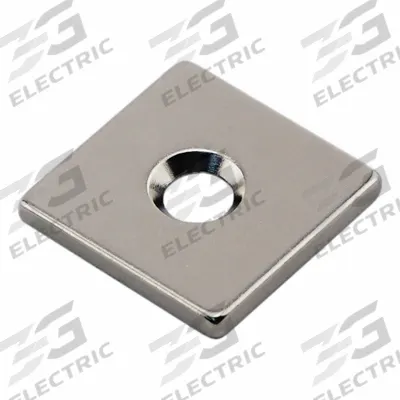 APPROVED VENDOR Rare Earth Magnet: Neodymium, 0.265" Tap Size, 0.125 in Thick, 1 in Overall Wd - Block Rare Earth Magnet