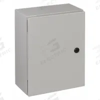 WIEGMANN Enclosure: Steel, 16 in x 12 in x 6 in, NEMA 12/13/3R/4, Solid Cover, Hinged (MPN N412161206C). Key specifications — Closure Method: 1/4-Turn Latch; Brand: WIEGMANN; Knockouts: Not Included.