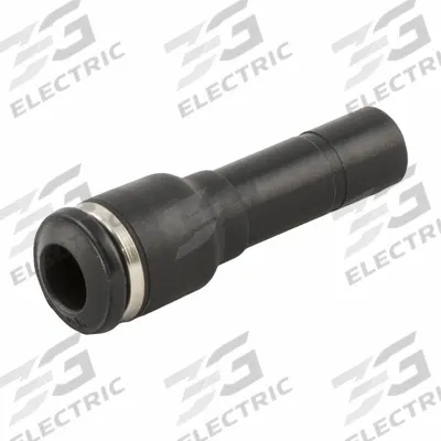 AIGNEP Push To Connect Fitting: 6 mm OD x 4 mm OD Size, Push-to-Connect x Tube Stem - Nylon & Nickel-Plated Brass Tube Fittings