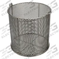 MARLIN STEEL WIRE PRODUCTS Parts Washer Basket: Round, Stainless Steel, Silver, 12 in Basket Ht (MPN 00-00368227-38). Key specifications — Handle Included: Handle Included; Mesh Opening Size: #24; Stackable: Not Stackable; Lid Included: Lid Not Included; Brand: MARLIN STEEL WIRE PRODUCTS.