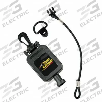 GEAR KEEPER Microphone Hanger: Fits Cobra/President/RoadKing/Uniden, Black - CB Radio Audio Accessories