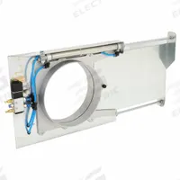 Blast Gate: 14 in Duct, Galvanized Steel Blade, Cast Aluminum Body, 20 in x 18 in x 4 in (MPN BGPN14). Key specifications — Body Material: Cast Aluminum; Brand: AMERICAN BLOWER SUPPLY; Nameplate Voltage: 110/120V AC.