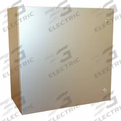 HAMMOND Electrical Enclosure: 316 Stainless Steel, 24 in x 24 in x 12 in, NEMA 12/13/3R/4/4X, Hinged (MPN EN4SD242412S16). Key specifications — Brand: HAMMOND; Closure Method: 1/4-Turn Latch; Enclosure Material: 316 Stainless Steel; Knockouts: Not Included.