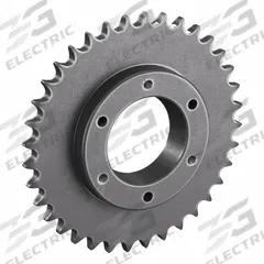 TSUBAKI Sprocket: For 40 Chain, 36 Teeth, 5.737 in Pitch Dia, 6.02 in Outside Dia, Steel (MPN 40SDS36). Key specifications — Brand: TSUBAKI; Required Bushing Series: SDS.