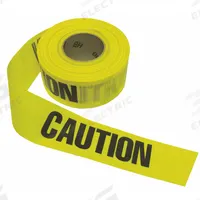 APPROVED VENDOR Barricade Tape: 500 ft Lg, 3 in Wd, Caution Chemical Hazard Legend, Polypropylene (MPN BTR-05-5). Key specifications — Tape Message: Caution Chemical Hazard; Message Color: Black; Brand: APPROVED VENDOR.