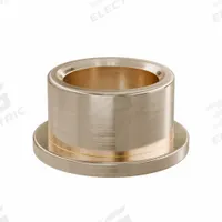 Flanged Sleeve Bearing: Bronze, SAE 841, 3/8 in Bore, 1/2 in OD, 5/16 in Lg, -35°F to 300°F, 10 PK (MPN FF520-09B). Key specifications — System of Measurement: Inch; Material Grade: SAE 841; Flange Type: Flanged; Brand: OILITE.