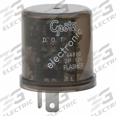 GROTE Automotive Flasher: 12V DC, 60 to 120, 1 Terminals, Flasher Relay - Flasher Relays