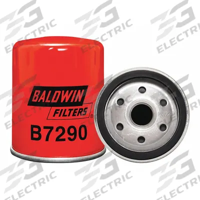 BALDWIN FILTERS Oil Filter: B7290, 3/4"-16 Thread Size, 3 7/8 in Overall Ht, 3 in Outside Dia - Spin-On Oil Filters