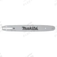 MAKITA Guide Bar: 14 in Compatible Bar Lg, 3/8 in, 0.05 in Gauge, 52 Links (MPN E-00072). Key specifications — Brand: MAKITA; Compatible Chain Saw Manufacturer: Makita; Pitch: 3/8 in.