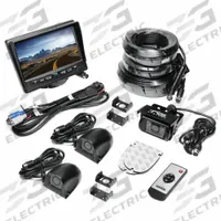 REAR VIEW SAFETY/RVS SYSTEMS Rear View Camera System: Screw Kit (MPN RVS-770616-NM). Key specifications — Product Type: Vehicle Camera Accessories; Audio Output: 0.5 W Speakers; Camera Resolution: 410K; Operating Voltage: 9-32V DC; Brand: REAR VIEW SAFETY/RVS SYSTEMS; Features: Trailer Tow Quick Connect Kit; Includes: Screw Kit; Functions: Night Vision.