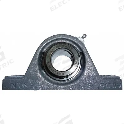 NTN Pillow Block Bearing: 1 5/8 in Bore, Cast Iron, Eccentric Collar, 2 1/8 in Shaft Ht - General Purpose Pillow Block Ball Bearings