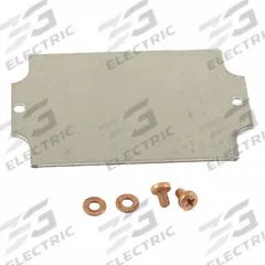 HAMMOND Inner Panel: Back Panel Panel, 3.82 in Overall Ht, 2.44 in Overall Wd, Steel, Galvanized (MPN 1590ZGRP082PL). Key specifications — Panel Style: Back Panel; Brand: HAMMOND; Finish: Galvanized; Manufacturer Part Number: 1590ZGRP082PL; Material: Steel.