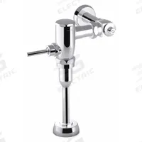 KOHLER Manual Flush Valve: PRIMME, Exposed, Top, 0.13 gpf Gallons per Flush, 12 in Rough-In, Piston (MPN K-76317-CP). Key specifications — Spud Location: Top.