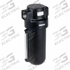 ARO Compressed Air Filter: Coalescing, 1 1/2 in NPT, 0.01 micron, 1,400 cfm, 250 psi Max Op Pressure (MPN F45581-311). Key specifications — attr110055: Super Duty Series Coalescing Filter; attr110008: ARO.