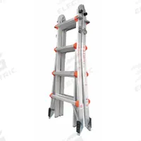 LITTLE GIANT Combination Ladder: 6 Configurations, Aluminum, 300 lb Load Capacity, 39 lb Wt (MPN 10102AS). Key specifications — Brand: LITTLE GIANT.