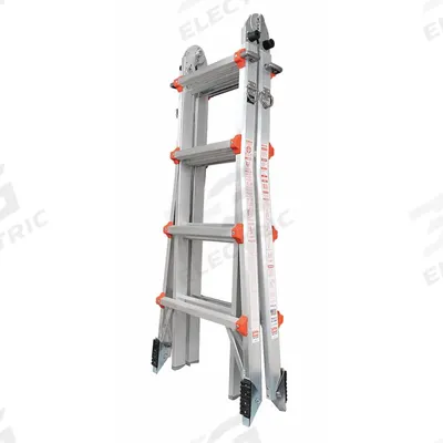 LITTLE GIANT Combination Ladder: 6 Configurations, Aluminum, 300 lb Load Capacity - All Configuration Multifunction Ladders
