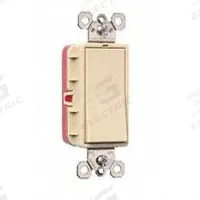 PASS & SEYMOUR Wall Switch: Rocker Switch, Single Pole, Maintained, Ivory, 120/277V AC, 20 A (MPN PT2625I). Key specifications — Brand: PASS & SEYMOUR; Illuminated: Yes; Voltage Rating: 120/277V AC.
