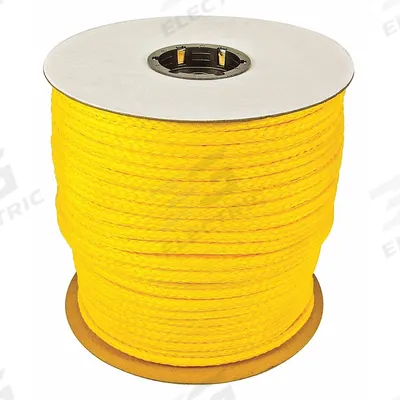 APPROVED VENDOR General Purpose Utility Rope: Hollow Braid, 1/4 in Dia - Light-Weight Utility Rope