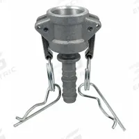 Cam and Groove Coupling: 1/2 in Coupling Size, 1/2 in Hose Fitting Size, 3 7/16 in Overall Lg (MPN PLE51). Key specifications — Fitting Type: Male Hose Shank; Gasket Material: Nitrile; Brand: APPROVED VENDOR.