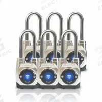 EGEETOUCH Bluetooth Padlock: Silver, Zinc Die-Cast, Long Shackle, Stainless Steel Shackle (MPN 5-02502-94-06). Key specifications — attr1351169: Bluetooth; attr1320070: Series 5th Gen; attr1314123: EGEETOUCH.