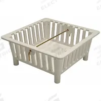 ZURN Sediment Bucket: Plastic, 8 7/8 in Overall Wd, 5 3/4 in Overall Ht, Unfinished, Drop-In (MPN P1900-23). Key specifications — Brand: ZURN; Finish: Unfinished; Color: White; Material: Plastic; Connection Type: Drop-In; Grate Surface Style: Slotted; Product Type: Sediment Bucket.