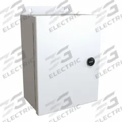 HAMMOND Electrical Enclosure: Steel, 8 in x 6 in x 4 in, NEMA 12/13/3R/4, w/Panel, Solid Cover, IP66 (MPN EJ863LG). Key specifications — Closure Method: Latches; Brand: HAMMOND; Knockouts: Not Included.