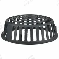 ZURN Dome Strainer: 12 1/2 in Overall Dia, 4 5/8 in Overall Ht, Cast Iron, Unfinished, Drop-In (MPN JP2190-CI-DOME). Key specifications — Connection Type: Drop-In; Finish: Unfinished; Brand: ZURN.
