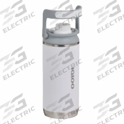 IGLOO Sport Sip Bottle: 36 oz Capacity, White, Stainless Steel, BPA-Free, 10 in Overall Ht - Insulated Stainless Steel Water Bottles