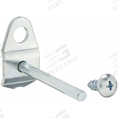 TRITON PRODUCTS Single Rod Pegboard Hook: 1/4 in_1/8 in Peg Hole, 2 in x 3/4 in x 1 1/2 in - Hooks for Round-Hole Pegboard