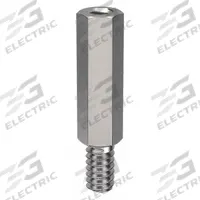 Standoff: Male x Female, #6-32 Thread Sz, 1 1/4 in Lg, Hex, Stainless Steel, Plain, 10 PK (MPN HMF107-632-SS). Key specifications — Brand: APPROVED VENDOR.