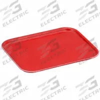 MOLDED FIBERGLASS Lid: 6 1/8 in x 4 7/8 in, Red, Fiberglass (MPN 9211185280). Key specifications — attr1265933: 9201085113; attr1188488: Fiberglass; attr1188497: MOLDED FIBERGLASS.